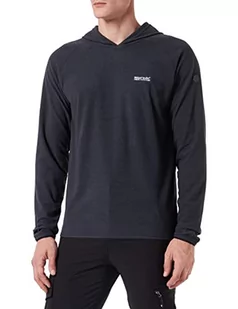 Regatta Męska bluza z kapturem Montes, Indie szary/czarny, XXXL - Bluzy męskie - miniaturka - grafika 1