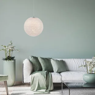Paul Neuhaus Lampa wisząca LED Bolo szkło gwieździste niebo - Lampy sufitowe - miniaturka - grafika 1