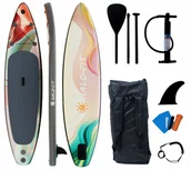 Deski SUP i akcesoria - Deska SUP pompowana 335cm do plywania Halo-Fit SUP11 Rose + akcesoria - miniaturka - grafika 1