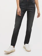 Spodnie damskie - Mustang Jeansy Crosby 1013589 Czarny Regular Fit - miniaturka - grafika 1
