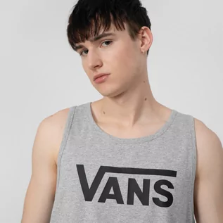 Koszulki męskie - Męska koszulka bez rękawów VANS CLASSIC TANK ATHLETIC HEATHE - grafika 1