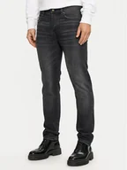 Spodnie męskie - United Colors Of Benetton Jeansy 4MCP57BC8 Szary Slim Fit - miniaturka - grafika 1