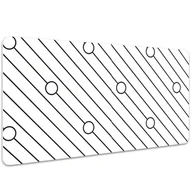 Podkładki na biurko - Podkładka mata ochrona biurka Wzór w paski 100x50cm, Dywanomat - miniaturka - grafika 1