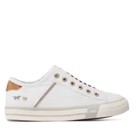 Buty dla chłopców - Trampki Mustang 5024-402-1 Biały - miniaturka - grafika 1