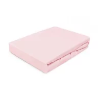 Prześcieradła - Darymex Prześcieradło jersey blado różowe 180x200 z gumką - miniaturka - grafika 1