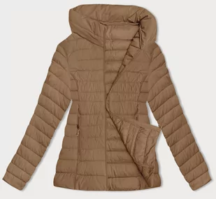 PRZEJŚCIOWA PIKOWANA KURTKA DAMSKA CAMEL (16M9109-84) - J STYLE - Kurtki damskie - miniaturka - grafika 1