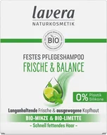 Szampony do włosów - Lavera Szampon w Kostce do Włosów Przetłuszczających się Bio Mięta i Bio Limonka 50 g - miniaturka - grafika 1