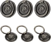 Zawiasy, okucia i inne akcesoria - Uchwyt do szuflady w stylu vintage, uchwyt do mebli w stylu vintage ze śrubami, uchwyt do mebli w stylu antycznym do AR - miniaturka - grafika 1