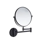 Lusterka do makijażu - Rozsuwane lustro łazienkowe, składane lustro do makijażu - czarne, 1 szt. - miniaturka - grafika 1