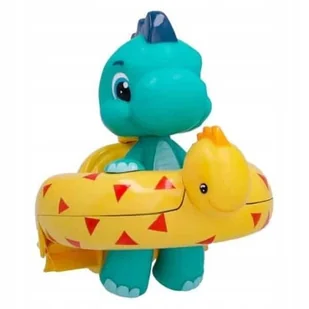 BLOOPIES FLOATIES Dinos - Dinozaur w Kółku Ratunkowym - Zabawka Wodna - Maty edukacyjne - miniaturka - grafika 1