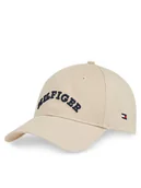 Czapki męskie - Tommy Hilfiger Czapka z daszkiem Th Monotype Soft 6 Panel Cap AM0AM13165 Beżowy - miniaturka - grafika 1