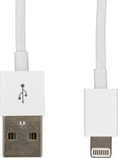 Kabel USB LMP USB-A - Lightning 1 m Biały LMP-LIGHUSB-1M - Kable USB - miniaturka - grafika 1