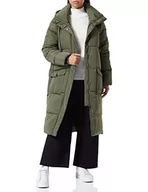 Kurtki damskie - Kaffe damska kurtka puffer pikowana długa bluza z kapturem damska, Liść winogron, 38 - miniaturka - grafika 1