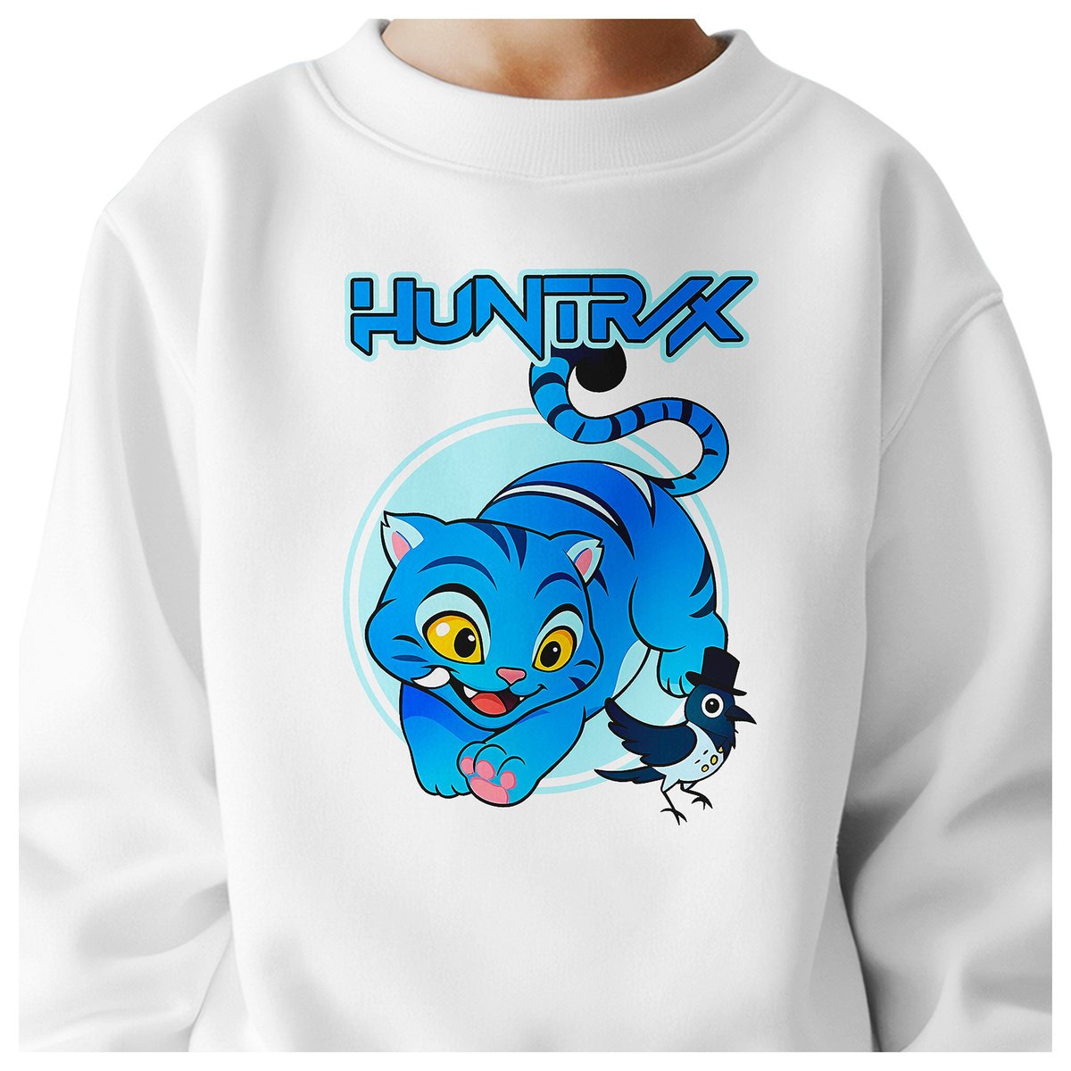 BLUZA DZIECIĘCA DERPY KOT DEMON HUNTERS HUNTRIX 122-128 BAWEŁNIANA JAKOŚĆ