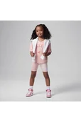 Dresy i komplety dla dziewczynek - Zestaw z kolarkami dla małych dzieci Jordan Mini Me - Różowy - Nike - miniaturka - grafika 1