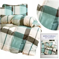 Pościel - Pościel 160x200 3 części satyna bawełniana AIDA komplet 2x poszewka - miniaturka - grafika 1