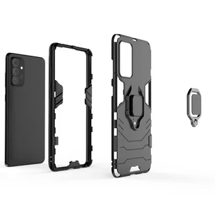 Ring Armor pancerne hybrydowe etui pokrowiec + magnetyczny uchwyt Samsung Galaxy A72 4G czarny - Etui i futerały do telefonów - miniaturka - grafika 2