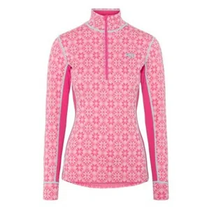 Bluza damska Kari Traa Rose Half Zip Baselayer Top Rozmiar: XL / Kolor: różowy - Bluzy sportowe damskie - miniaturka - grafika 1