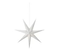 Oświetlenie świąteczne - Markslojd Gwiazda wisząca LED Blank, bateria, 75cm srebrna - miniaturka - grafika 1