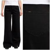 Spodnie damskie - Lee STELLA A LINE wysokie szerokie damskie spodnie jeansowe szwedy W31 L33 - miniaturka - grafika 1