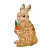 Puzzle - Bard 59178 3D zając 41 części, złoto - miniaturka - grafika 1