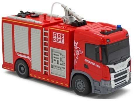 Revell SCANIA wóz strażacki z armatką wodną, światło i dźwięk, 28x10x15,5cm 5700135205923