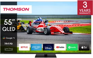 Telewizor Thomson 55QG7C14 55" QLED Pro 4K UHD 144Hz Google TV - Telewizory - miniaturka - grafika 1