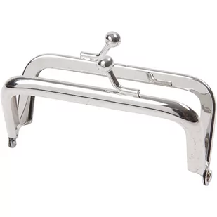 Bigiel z metalu do Torebki W: 8 cm - Pasmanteria - miniaturka - grafika 1