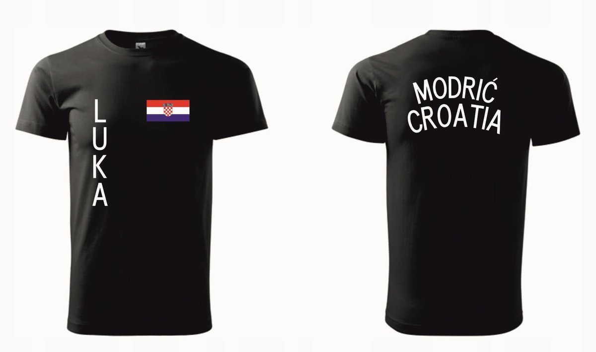 CHORWACJA , koszulka LUKA MODRIĆ