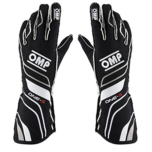 Omp One S Rękawice wyścigowe, Czarny, L