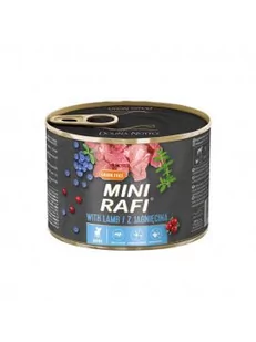 Rafi Mini z jagnięciną karma mokra dla psów ras małych i miniaturowych 185g - Mokra karma dla psów - miniaturka - grafika 1