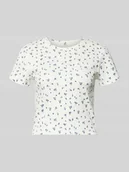 Koszulki i topy damskie - T-shirt o kroju regular fit z mieszanki bawełny model 'FENJA' - miniaturka - grafika 1