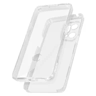 Etui i futerały do telefonów - Etui 360° do Oppo Find X5 Pro Elastyczny przód i sztywny tył — przezroczyste - miniaturka - grafika 1