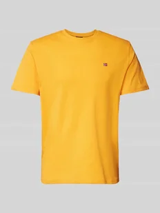 T-shirt z wyhaftowanym logo model ‘SALIS’ - Koszulki męskie - miniaturka - grafika 1