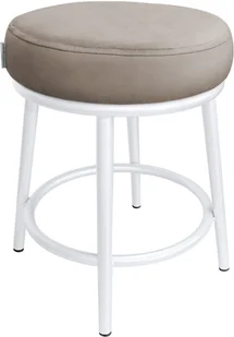 Taboret Ben noga metalowa biała MG09 - Taborety i hokery - miniaturka - grafika 1