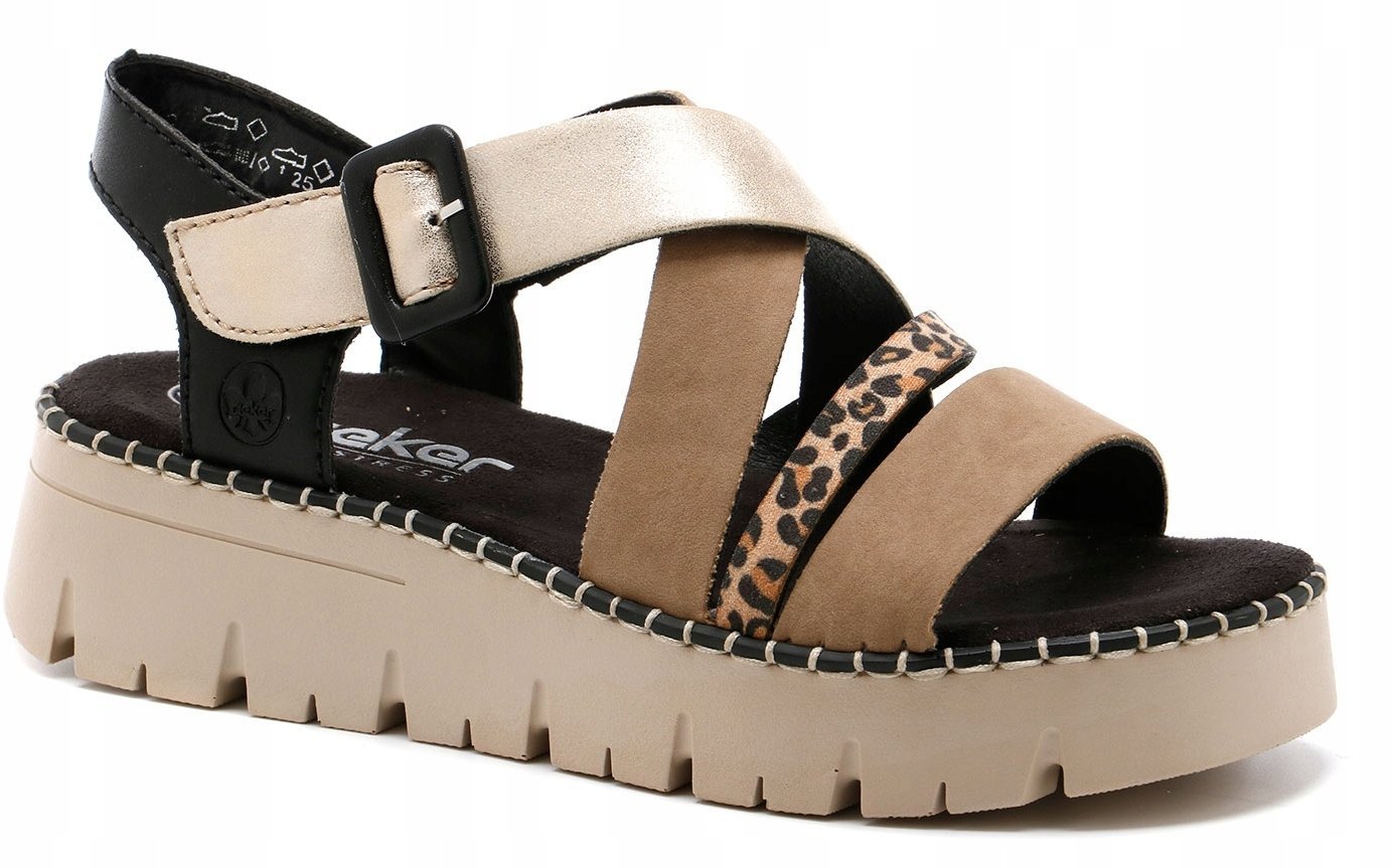 Rieker Rieker Sandals V1063-90 Beżowe 36
