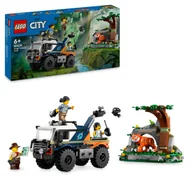 Klocki - LEGO City - Auto Samochód Terenówka badacza dżungli Tygrys ZESTAW LEGO PREZENT DLA CHŁOPCA DZIECI - miniaturka - grafika 1