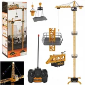 Zabawki zdalnie sterowane - LUXMA Zdalnie sterowany dźwig budowlany żuraw 183 cm 3 8640-3 - miniaturka - grafika 1