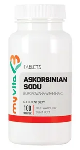 MyVita Askorbinian Sodu x 100 tabl - Witaminy i minerały - miniaturka - grafika 1