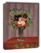Obrazy i zdjęcia na płótnie - Bouquet of Flowers, Henri Rousseau - obraz na płótnie Wymiar do wyboru: 61x91,5 cm - miniaturka - grafika 1