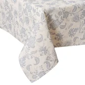 Obrusy i serwetki - Obrus Roda 140 x 180 cm liście beżowy - miniaturka - grafika 1