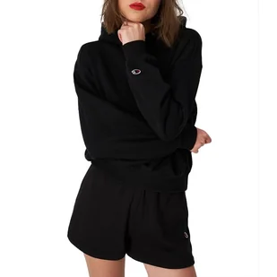 Bluza Champion Embroidered Boxy Fit Hoodie 116047-KK001 - czarna - Bluzy sportowe damskie - miniaturka - grafika 1