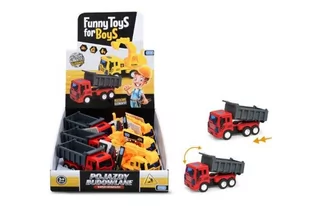Pojazdy budowlane ToysForBoys 6szt/disp ARTYK 132445 mix cena za 1 szt - Samochody i pojazdy dla dzieci - miniaturka - grafika 1