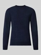 Swetry męskie - Sweter z dzianiny kroju regular fit z mieszanki bawełny - miniaturka - grafika 1