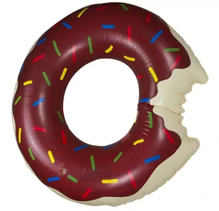Koło Dmuchane Donut 120CM Brązowe - Zabawki do kąpieli - miniaturka - grafika 1