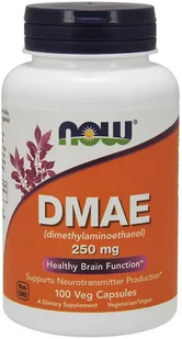 Now® Foods NOW DMAE, dimetyloaminoetanol, 250 mg, 100 kapsułek - Witaminy i minerały - miniaturka - grafika 1