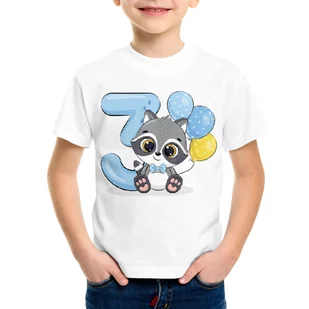 Koszulka na trzecie urodziny szop - Koszulki dla chłopców - miniaturka - grafika 2