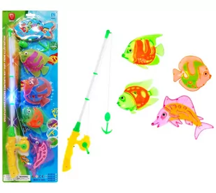 ŁOWIENIE WĘDKA ŚWIECĄCA ZABAWKA DLA DZIECI - Zabawki do kąpieli - miniaturka - grafika 1