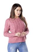 Swetry damskie - Vittoria Ventini Ramona M83049 Rose sweter damski - miniaturka - grafika 1