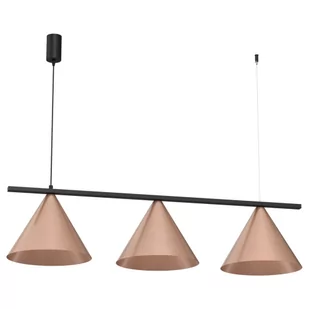 Lampa wisząca CAPITAL CZARNY-MIEDZIANY 3XGX53 - Lampy sufitowe - miniaturka - grafika 1